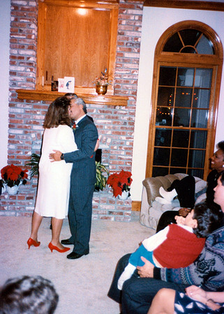 MIKE AND GWEN WEDDING 1 1990