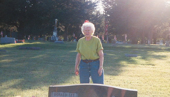 MAXINE LARSON BY DON LARSON GRAVE