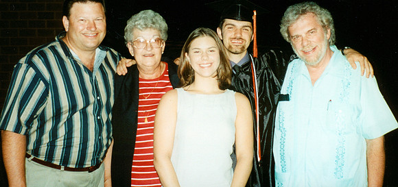 JEREMY GRADUATION DALE LIZ JENNA MARSHALL 2000