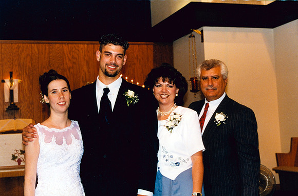 MIKE AND ANNDREA WEDDING 1998