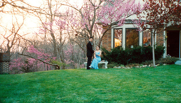 JEREMY AND TRACY PROM 2000