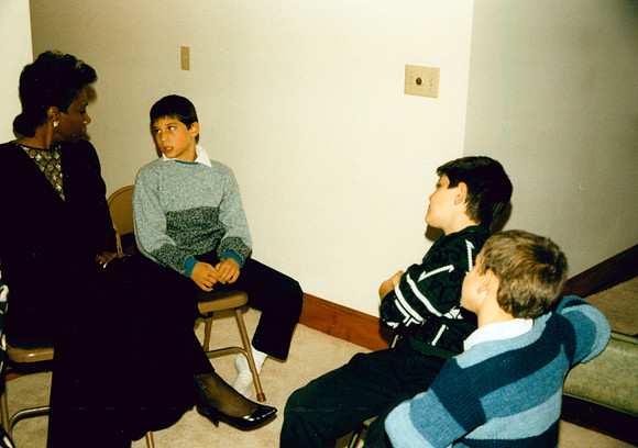 MIKE AND GWEN WEDDING 8 1990