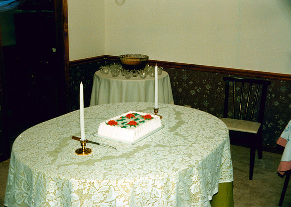 MIKE AND GWEN WEDDING 3 1990