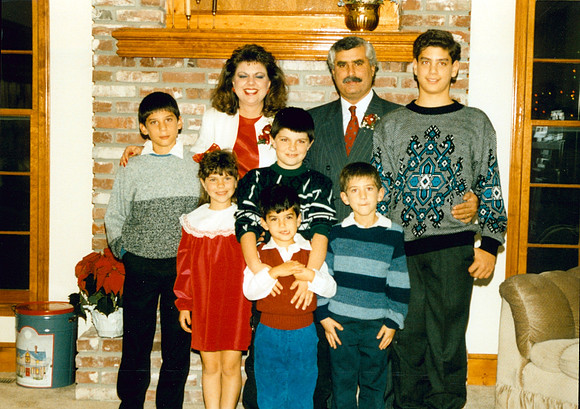 MIKE AND GWEN WEDDING 16 1990