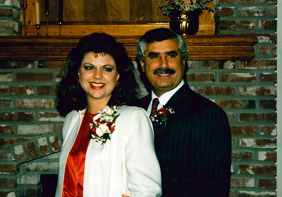 MIKE AND GWEN WEDDING 17 1990