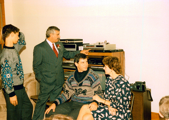 MIKE AND GWEN WEDDING 5 1990