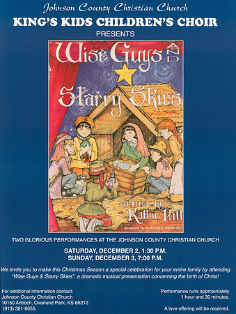JCCC WISE GUYS STARRY NIGHTS 1996