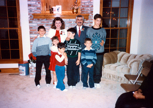 MIKE AND GWEN WEDDING 1990