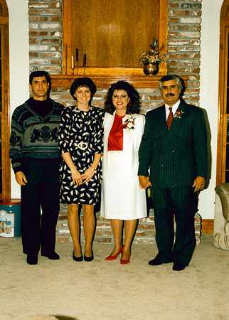 MIKE AND GWEN WEDDING 12 1990