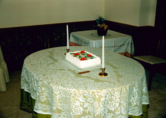 MIKE AND GWEN WEDDING 4 1990